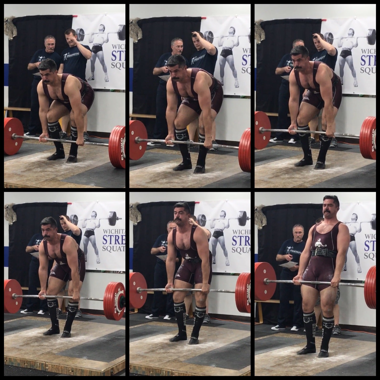 A man lifting heavy weight.