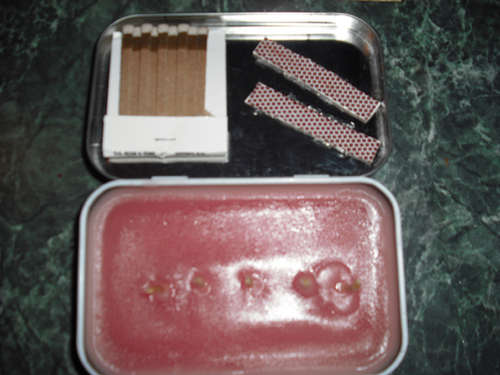 Altoids-Tin-Emergency-Candle Altoids tin using for emergency candle.