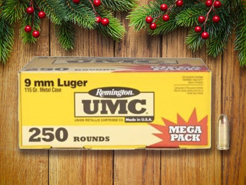 Ammo Remington UMC's 250 rounds ammo packet.