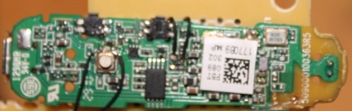 Vintage bluetooth chip illustration.