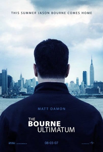 the bourne ultimatum movie poster The Bourne Identity movie poster.
