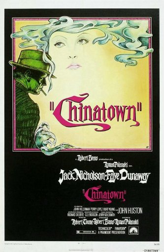 chinatown movie poster Chinatown movie poster.