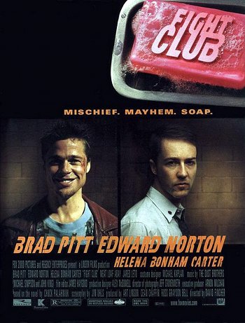 Fight Club movie poster Fight Club movie poster.