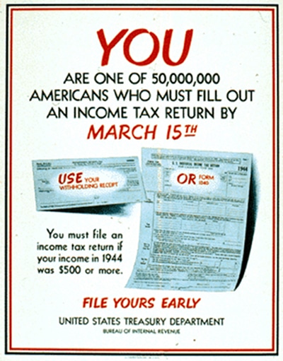 form1040_opt Pay taxes ad advertisement.