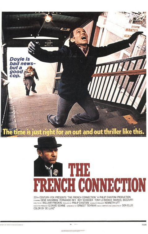 The French Connection movie poster The French Connection movie cover.