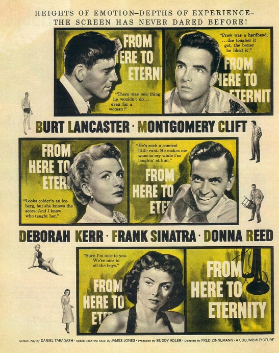 From Here to Eternity movie poster From Here to Eternity movie poster.