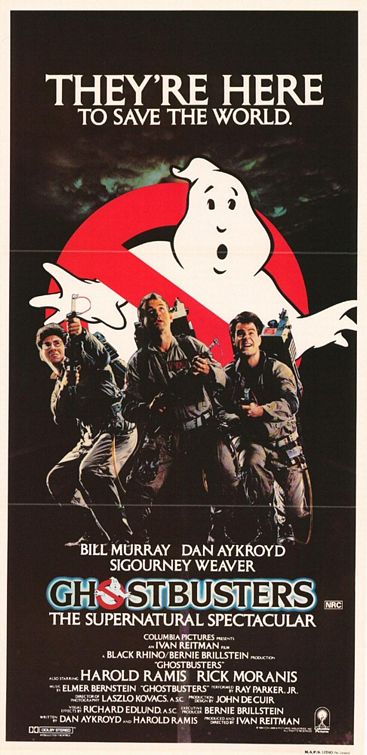 Ghostbusters movie poster Ghostbusters movie poster.