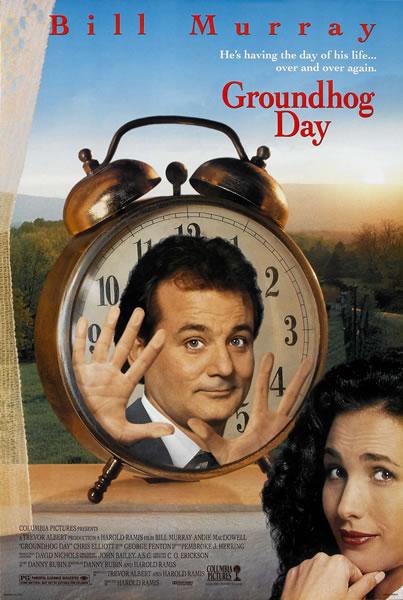 Groundhog Day movie poster Groundhog Day poster.