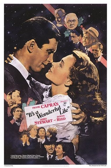 It’s a Wonderful Life movie poster It’s a Wonderful Life movie poster.
