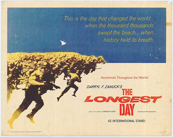 The Longest Day movie poster The Longest Day movie poster.