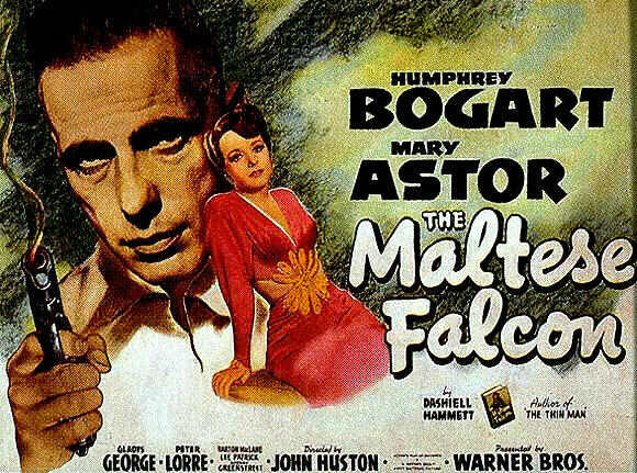 The Maltese Falcon movie poster Action movie The Maltese Falcon poster.