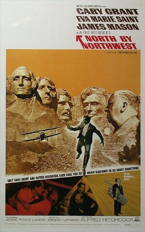 North by Northwest movie poster North by Northwest movie cover.