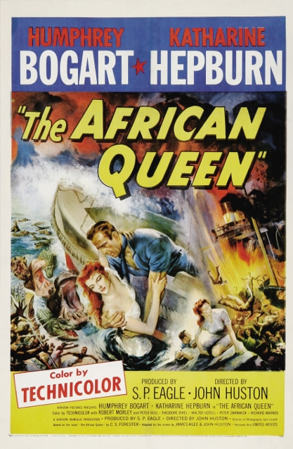 The African Queen movie poster The African Queen movie poster.