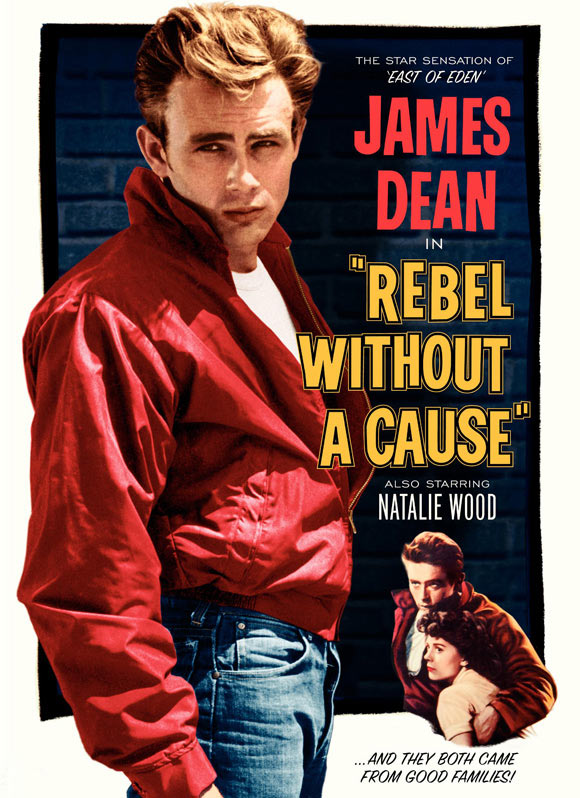 Rebel Without a Cause movie poster Rebel Without a Cause movie cover.