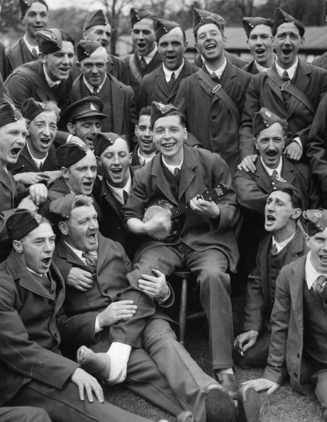 Vantage group is playing instruments and singing songs.