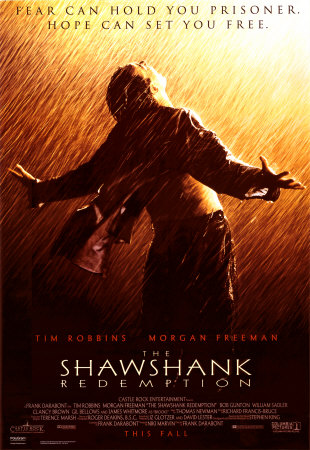 The Shawshank Redemption movie poster The Shawshank Redemption movie cover.